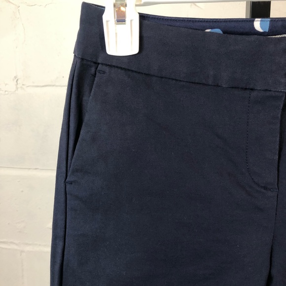 Boden Richmond Navy Blue Pants Size 2R Ankle Cropped #i25 - Picture 4 of 9